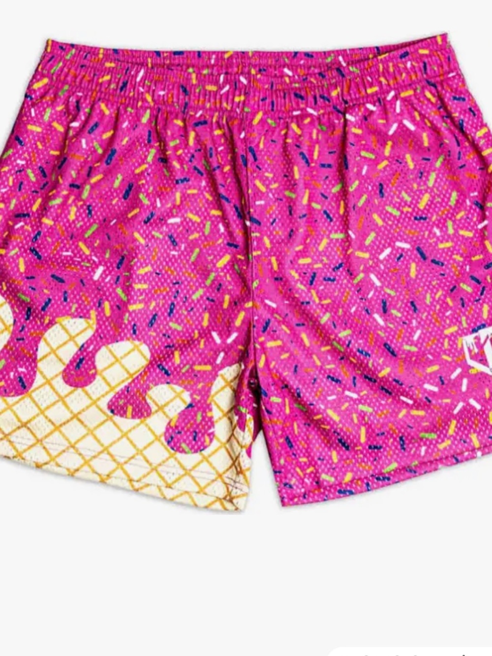 Baseball Lifestyle 101 strawberry ice cream drip shorts